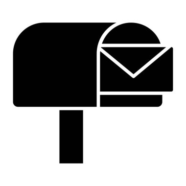 Posta kutusunun düzenlenebilir tasarım simgesi