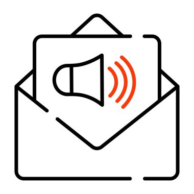 Ses e- postalarının premium indirme simgesi