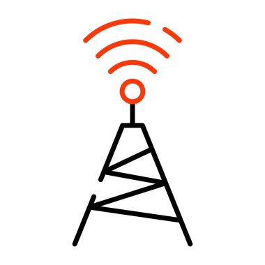 Sinyal anteninin eşsiz tasarım simgesi