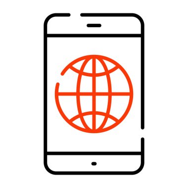 Mobil ağın premimium indirme simgesi