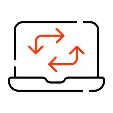 Veri senkronizasyonunun eşsiz bir tasarım simgesi