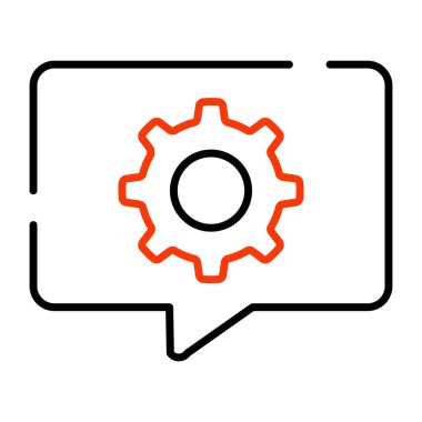 Sohbet yönetimi kavramını gösteren iç baloncuk