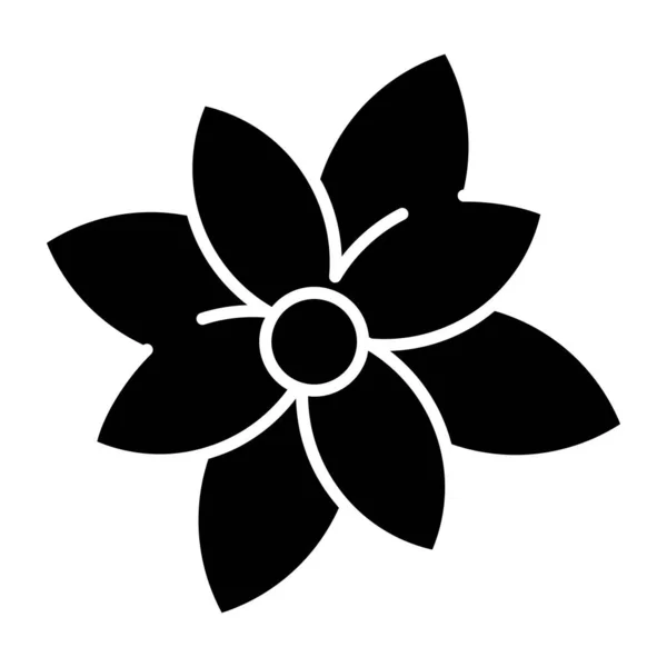Eine Perfekte Design Ikone Der Blume — Stockvektor