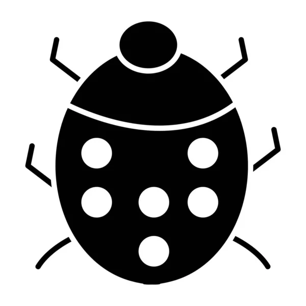 Une Icône Design Unique Bug — Image vectorielle