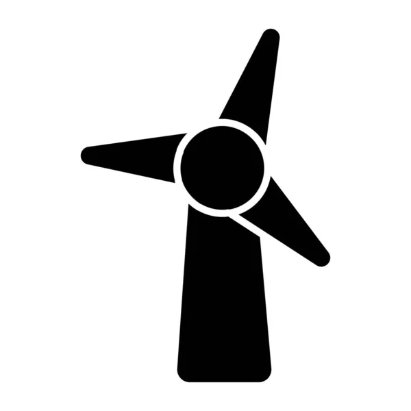 Eine Editierbare Design Ikone Der Windmühle — Stockvektor