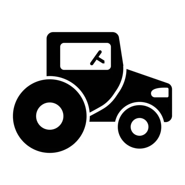 Icon Design Tractor Agronomy Vehicle — Stock Vector