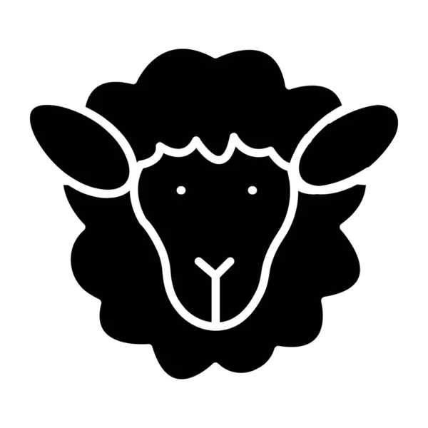 Ícone Design Moderno Ovelha Animal — Vetor de Stock