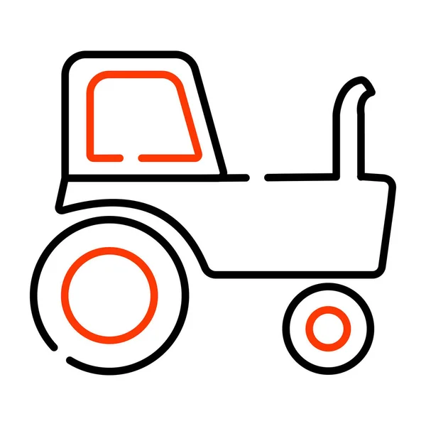 Дизайн Піктограм Трактора Агрономічний Транспортний Засіб — стоковий вектор