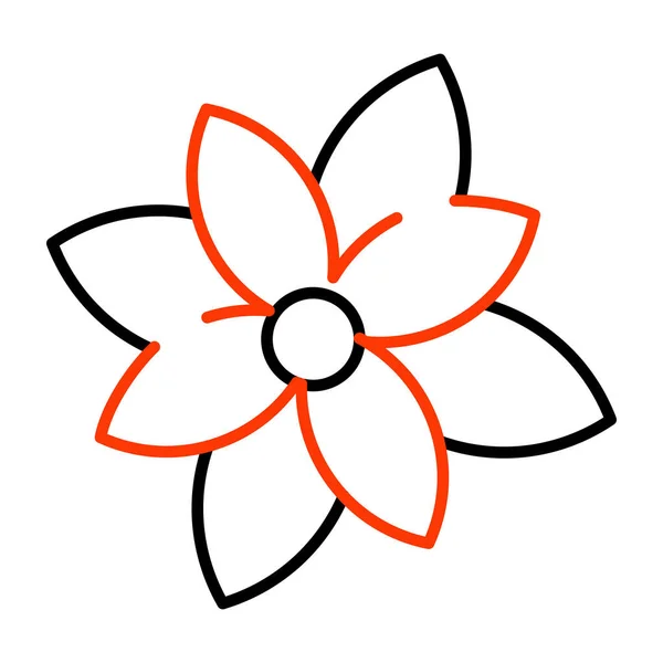 Virág Tökéletes Design Ikonja — Stock Vector