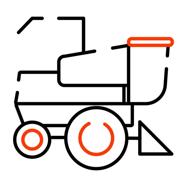拖拉机 农艺车的图标设计 — 图库矢量图片