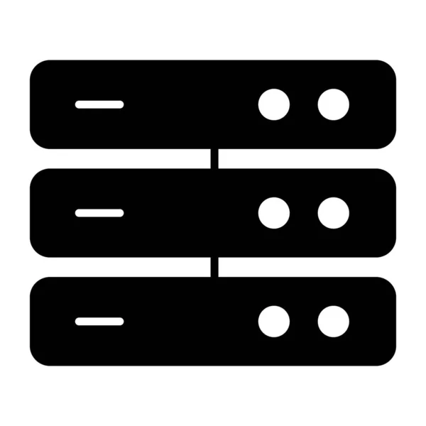 Ein Premium Download Symbol Des Server Racks — Stockvektor