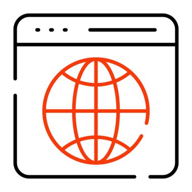 Web tarayıcısının mükemmel tasarım simgesi