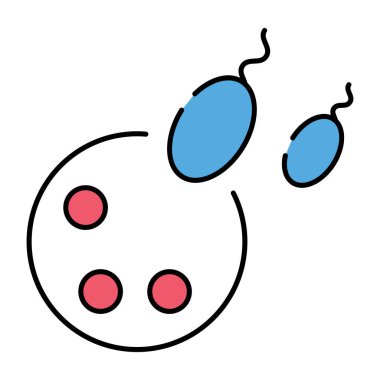 Yumurta konseptine giren spermler 