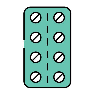 Su toplayan kapsülün düz tasarım simgesi