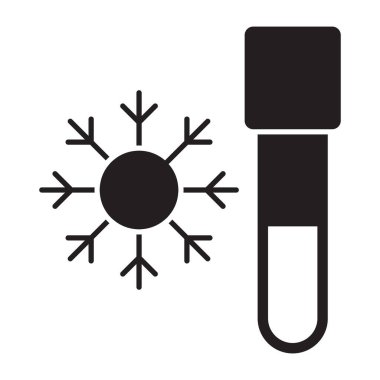 covid testinin düzenlenebilir tasarım simgesi