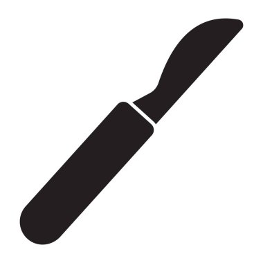 Cerrahi ekipmanların ikon tasarımı, cerrahi bıçak vektörü