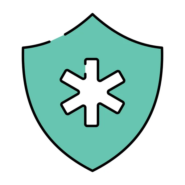 Редактируемый Дизайн Иконки Медицинской Безопасности — стоковый вектор