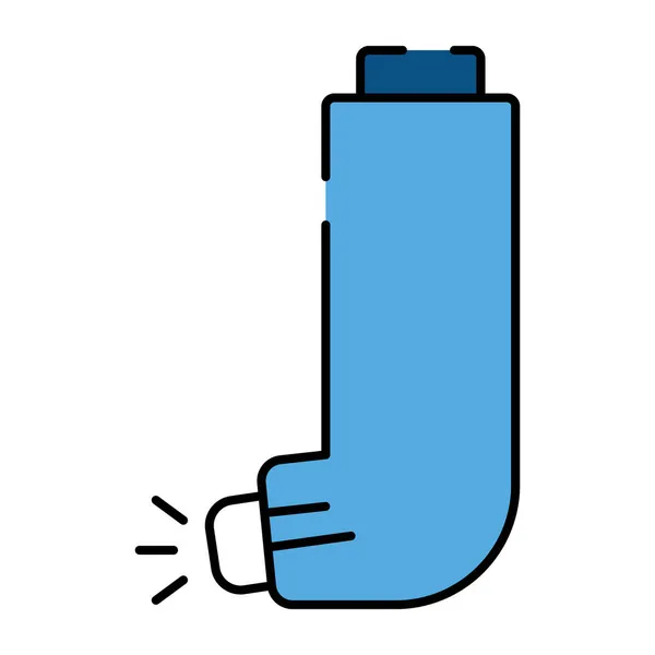 Une Icône Conception Parfaite Pompe Asthme — Image vectorielle