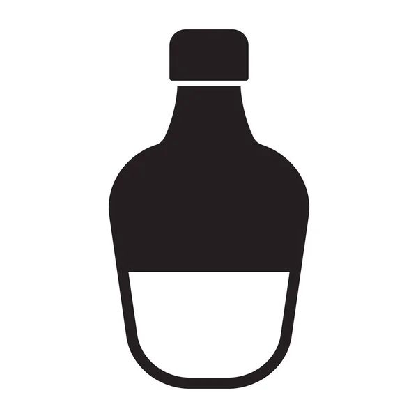 Icono Diseño Perfecto Botella Química — Archivo Imágenes Vectoriales