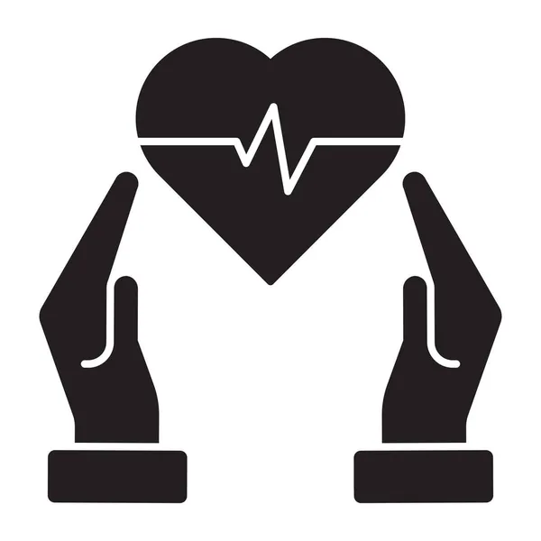 Premium Download Icon Heart Care — Stock Vector