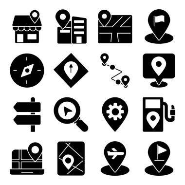 Katı Harita Simgeleri Paketi 