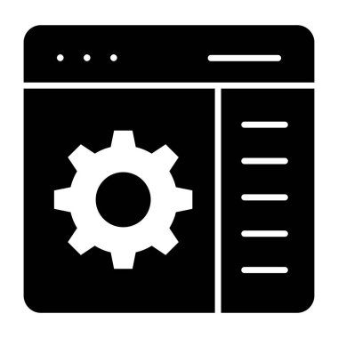 Web ayarlarının premium indirme simgesi