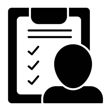 Kalem gösterme görev listesi simgesine sahip kağıt