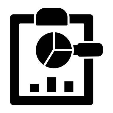 Rapor analizinin modern tasarım simgesi