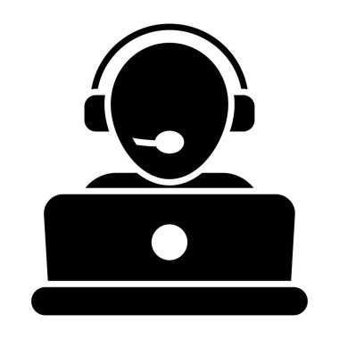 Modern tasarımda müşteri hizmeti simgesi