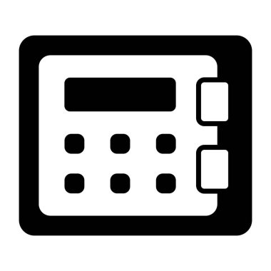 Dijital dolabın düzenlenebilir tasarım simgesi