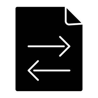 Dosya değişiminin vektör tasarımı