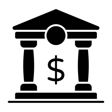 Banka binasının eşsiz bir tasarım simgesi