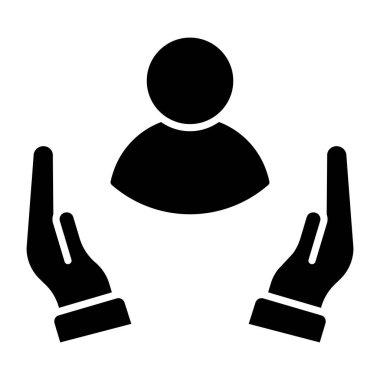 İçerideki kişi, müşteri hizmetleri ikonu.