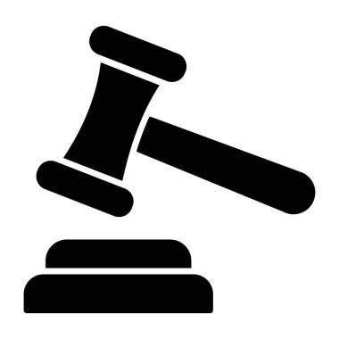 Açık artırmanın düzenlenebilir tasarım simgesi