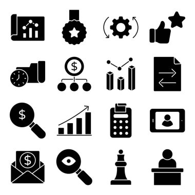 Ticari Katı Simgeler Paketi 