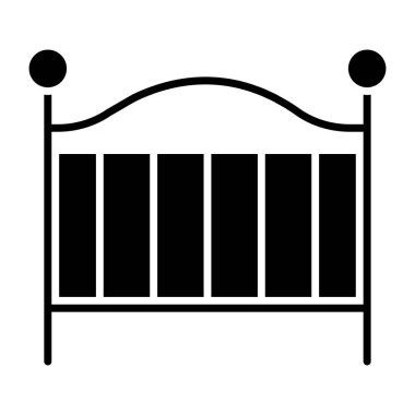 Eşsiz dizaynlı bebek beşiği simgesi 