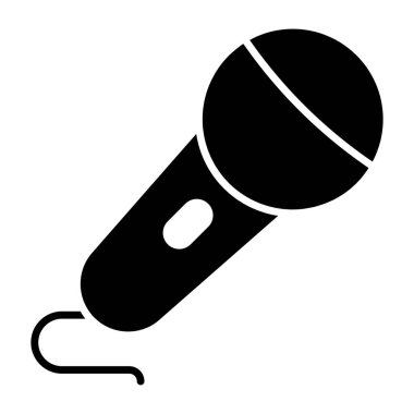 Moda tasarımında mikrofon simgesi, dönüştürücü aygıtı 