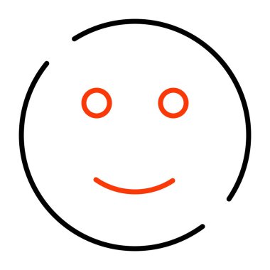 Emojinin düzenlenebilir tasarım simgesi