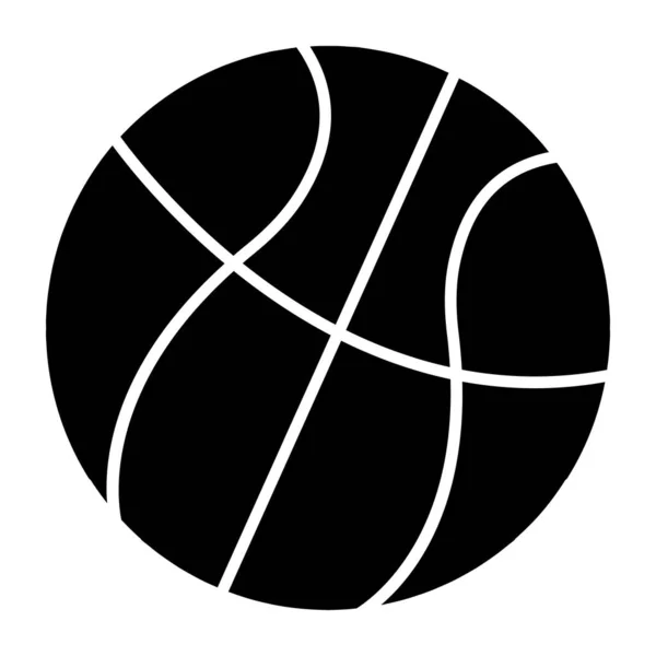 Значок Теннисного Мяча Редактируемой Векторной Конструкции — стоковый вектор