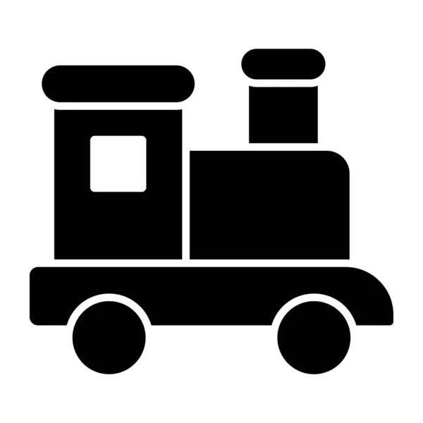Desenho Vetorial Editável Motor Locomotivo — Vetor de Stock