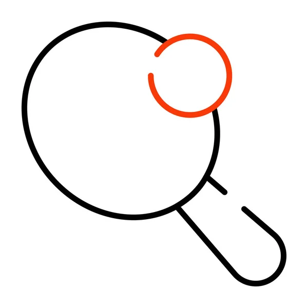 Raquette Avec Balle Icône Tennis Table — Image vectorielle