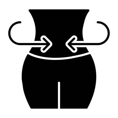 İnce belden moda tasarım ikonu  