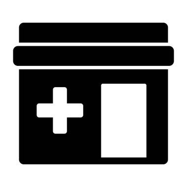 Sağlık merkezi simgesi, dispanser 