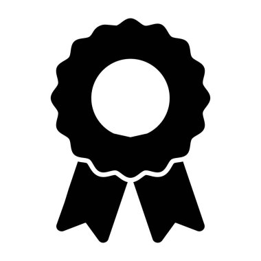 Kaliteli rozetin eşsiz tasarım simgesi.