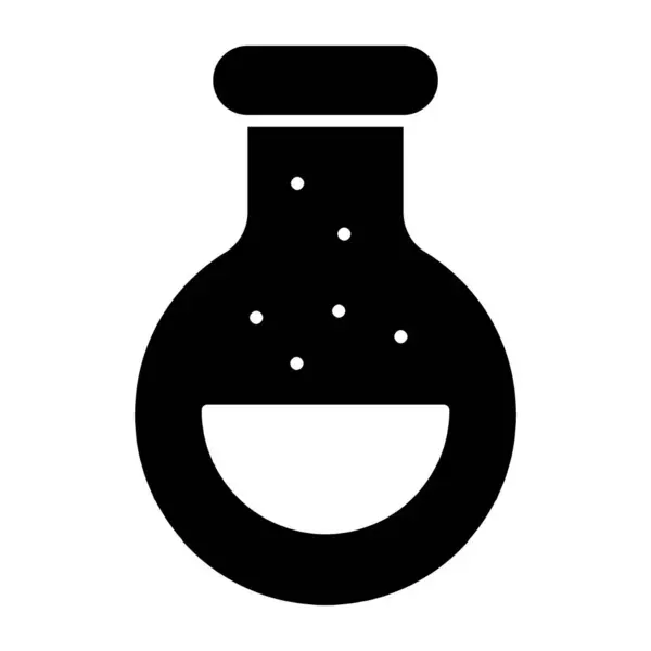 Креативная Икона Дизайна Химической Колбы — стоковый вектор
