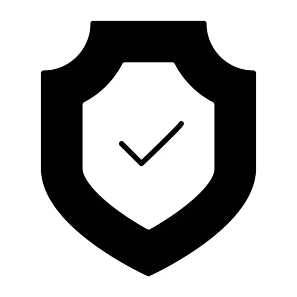 Ícone Design Moderno Escudo Segurança —  Vetores de Stock