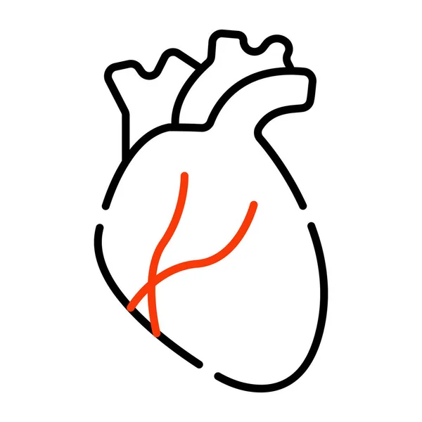 Icono Diseño Del Corazón — Vector de stock