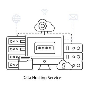 Bulut sunucu servisinin premium indirmesi