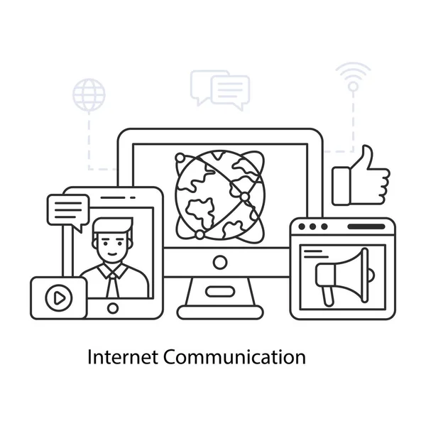 Модный Дизайн Иллюстрации Визуальной Коммуникации — стоковый вектор