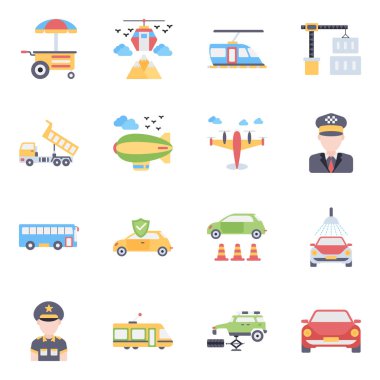 Tüm araç nakil araçlarını tek bir çantada mı arıyorsunuz? Size düz stil bir taşıma simgesi getiriyoruz. Mutlu Tasarım!